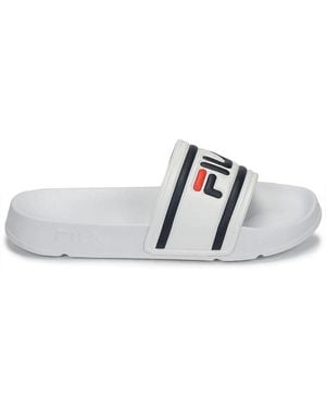 Fila Iconic Logo Band Sliders - Weiß
