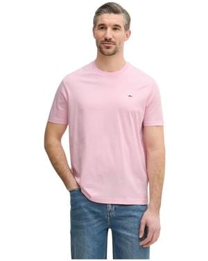 Paul & Shark Tops ,Roze ,Katoen Katoenen Jersey T-Shirt - Rood