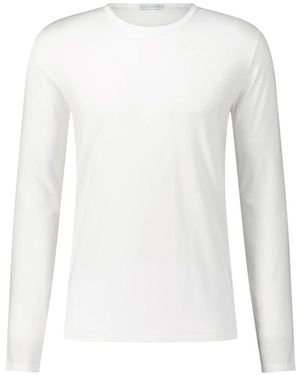 KIEFERMANN Longsleeve in cotone misura ideale - Bianco