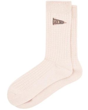 Les Deux Ondergoed ,Wit ,Katoen Underwear Wit - Roze