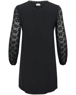 Kaffe Short Dresses - Negro