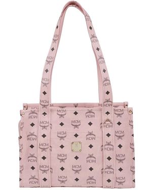 MCM Tassen ,Roze ,Large Aren Shopper Bag