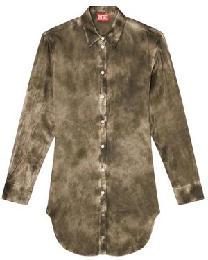 DIESEL C-Lavel Long Shirt - Grün