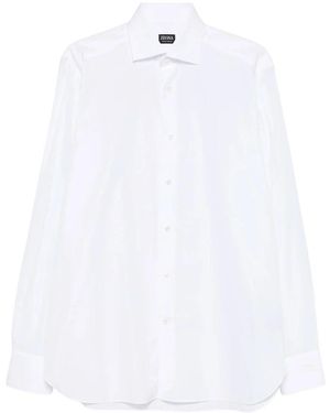 ZEGNA Formal Shirts - White