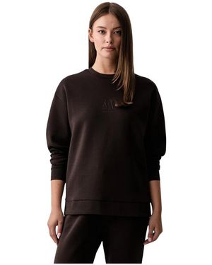 ARMANI EXCHANGE Logo Crewneck Sweatshirt - Zwart