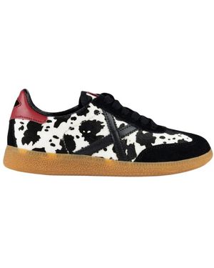 Munich Schoenen ,Veelkleurig ,Leer Sneakers - Zwart