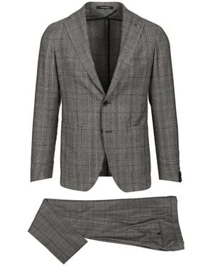 Tagliatore Single Breasted Suits - Gray