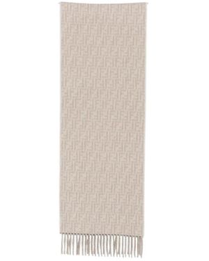 Fendi Ff Sjaal - Naturel