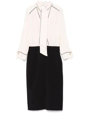 Elisabetta Franchi Midi Dresses - Black