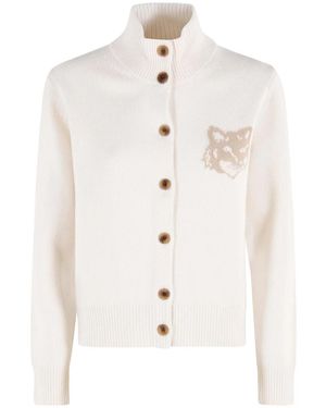 Maison Kitsuné Cardigans - Bianco