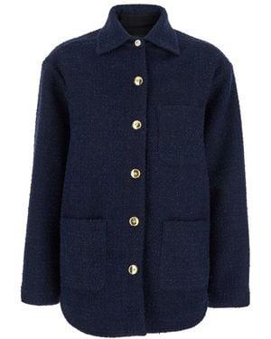 Pinko Tweed Jackets - Blu