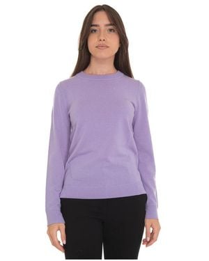 BOSS Round-Neck Knitwear - Purple