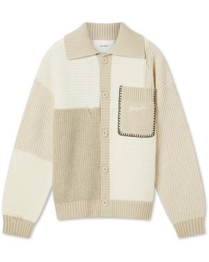Axel Arigato Franco patch cardigan - Weiß