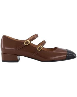 Gibaldi Braune Slip-On Sandalen Für Frauen