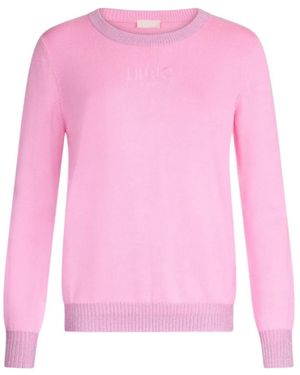 Liu Jo Round-Neck Knitwear - Pink