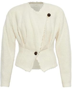 Isabel Marant Maylin Tweed Jas - Wit