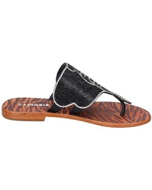 CafeNoir Flip Flops - Brown