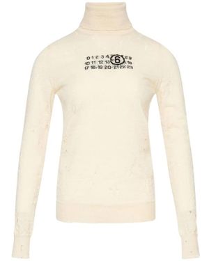 MM6 by Maison Martin Margiela Turtlenecks - White