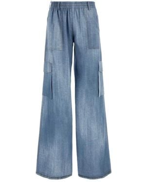 Ermanno Scervino Wide Jeans - Blue