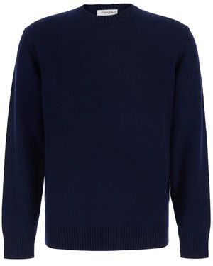 Kangra Rundhals-Pullover - Blau