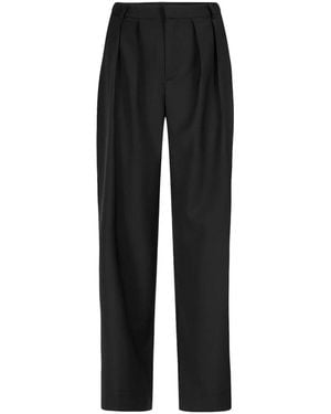 Envelope Straight Trousers - Black