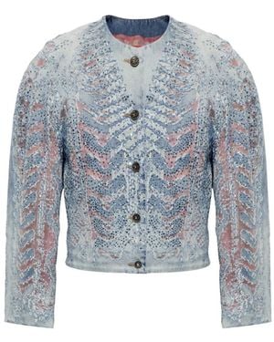 DIESEL Jassen ,Blauw ,Katoen De-Solixia-S Jas