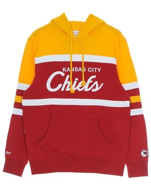 Mitchell & Ness Hoodies - Red