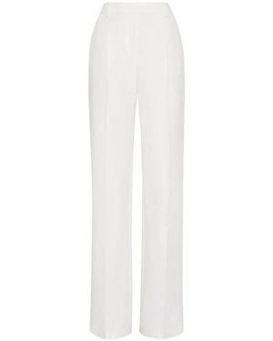 MVP WARDROBE Straight Trousers - Blanc