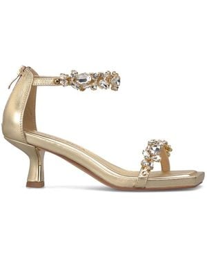 Alma En Pena. High Heel Sandals - Metallic