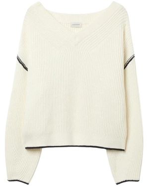Dagmar V-Neck Knitwear - Neutro