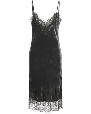 Gold Hawk Midi Dresses - Noir