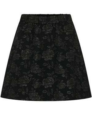 Kaffe Short Skirts - Negro