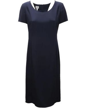 Armani Kleedjes ,Blauw ,Klassiek Jurkmodel Tma 43T Tm 003