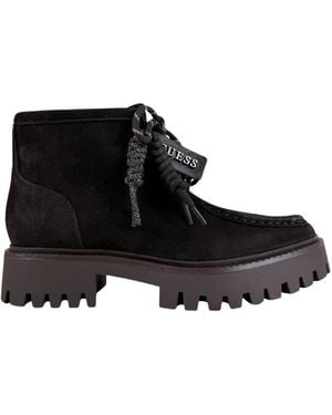 Guess Schoenen ,Zwart ,Suède Mardina Boot
