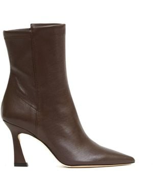 Stuart Weitzman Vinnie Zip Bootie 85 - Braun