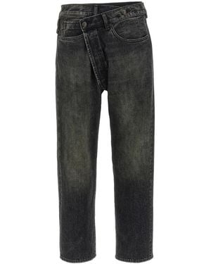 R13 Jeans ,Zwart ,Katoen Crossover Jeans - Grijs