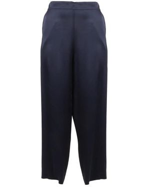 Clips Wide Trousers - Blu