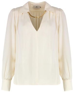 Elisabetta Franchi Blouses - Blanco