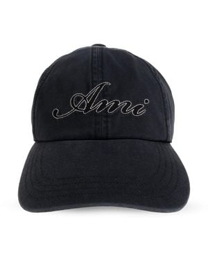Ami Paris Logo Cap - Blau