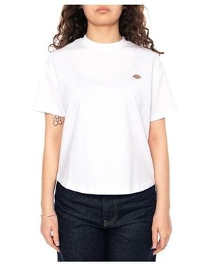 Dickies Tops ,Wit ,Oakport Boxy Ss Tee