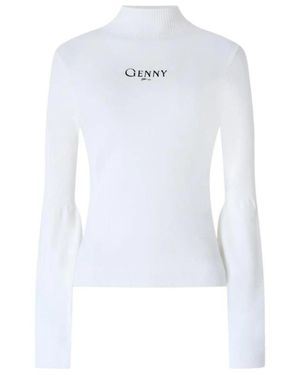 Genny Turtleneck Trui - Wit