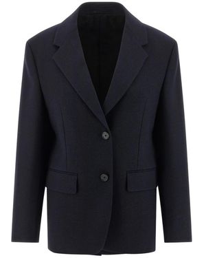 Prada Geknoopte Blazer - Blauw