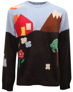 Moschino Round-Neck Knitwear - Multicolour