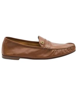 Versace Guanto Leder Loafer - Braun