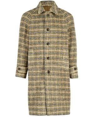 Piacenza 1733 Single-Breasted Coats - Natural