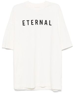 Fear Of God Weißes Rundhals Kurzarm T-Shirt