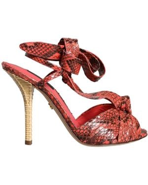 Dolce & Gabbana High Heel Sandals - Rosso