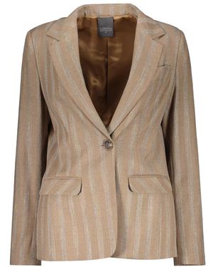 Lorena Antoniazzi Jassen ,Wol Wollen Single-Breasted Blazer - Bruin
