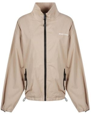 Miu Miu Light Jackets - Neutro