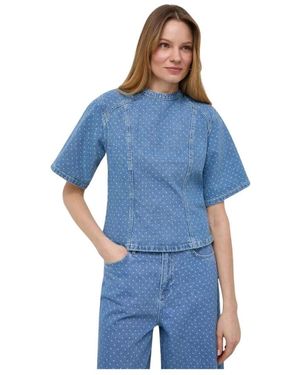 Custommade• Overhemden ,Blauw ,Denim Stella Denim Blouse